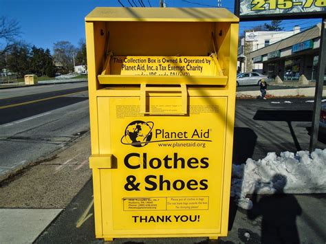 (Clicking will direct you to a third-party website. . Clothes and shoes donation boxes near me